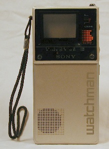 old portable tv
