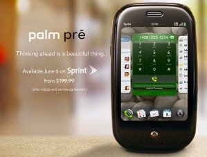 Palm Pre to go on sale June 6