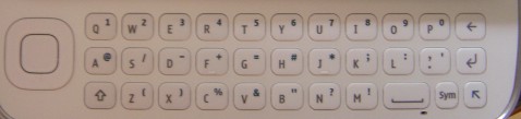 N97's QWERTY keyboard